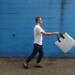 Recycled portfolio bag