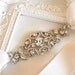 Bridal Ribbon Rhinestone Headband Hair Accessory - Gracie