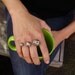 Triple Moonball Ring
