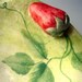 Clearance Sale - Handmade Ceramic Bowl Majolica Painted with Sculpted Strawberries