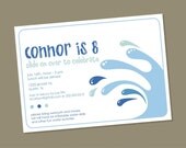 Splash - Custom Birthday Party Invitation