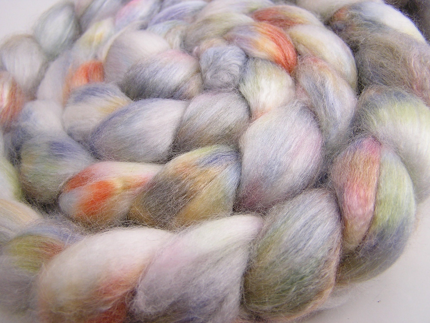 Merino/Bamboo 50/50 Hand Dyed Top for Handspinning - 4.0 oz - "Sea Glass"
