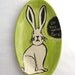Do You Know Jack Rabbit Plate - Chartreuse