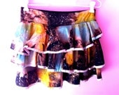 Ruffle Your Nebulas Mini Skirt