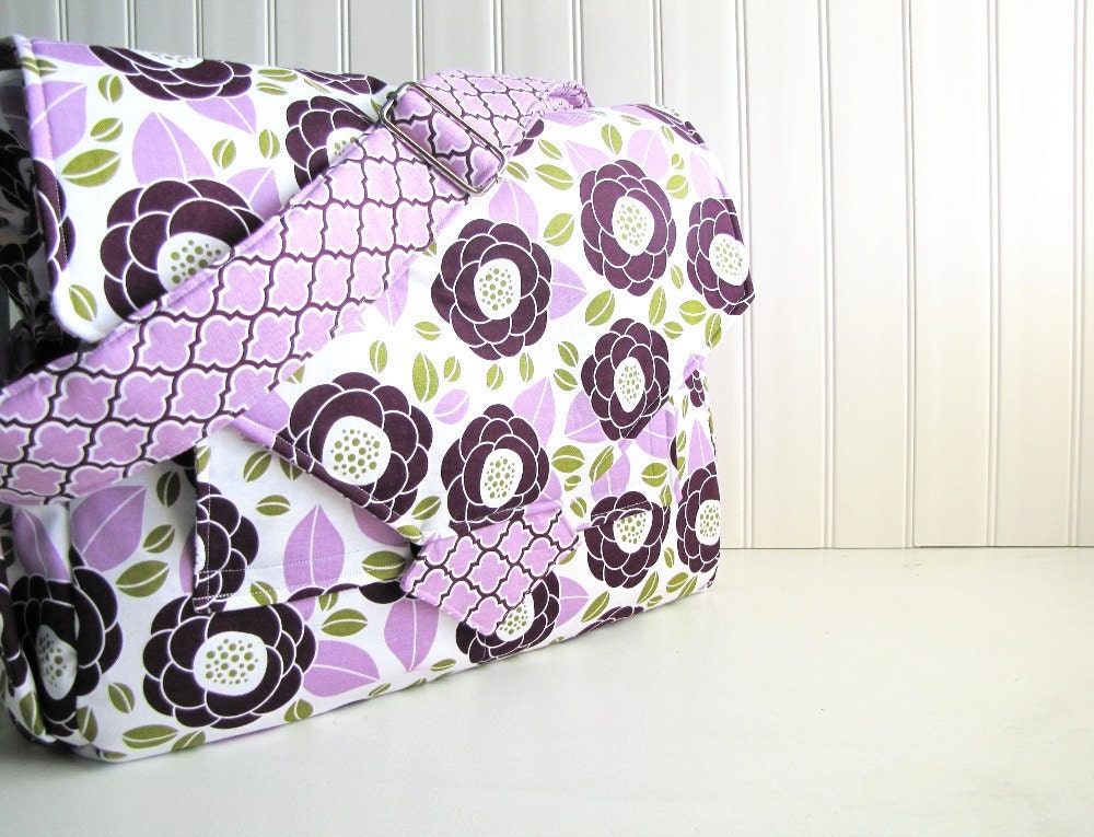 Large Messenger Style Diaper Bag - Custom Diaper Bag - Made to Order