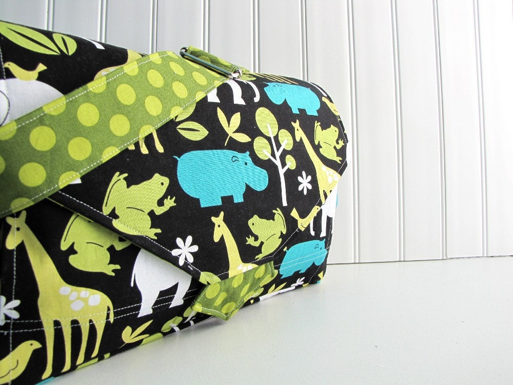 WipeME 'N DipeME Stroller Bag with Changing Pad - Custom All-in-One Diaper Bag - You Choose Fabric - Made to Order
