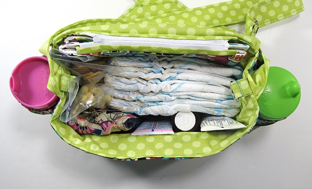 Custom Stroller Bag with Changing Pad and Wet Bag
