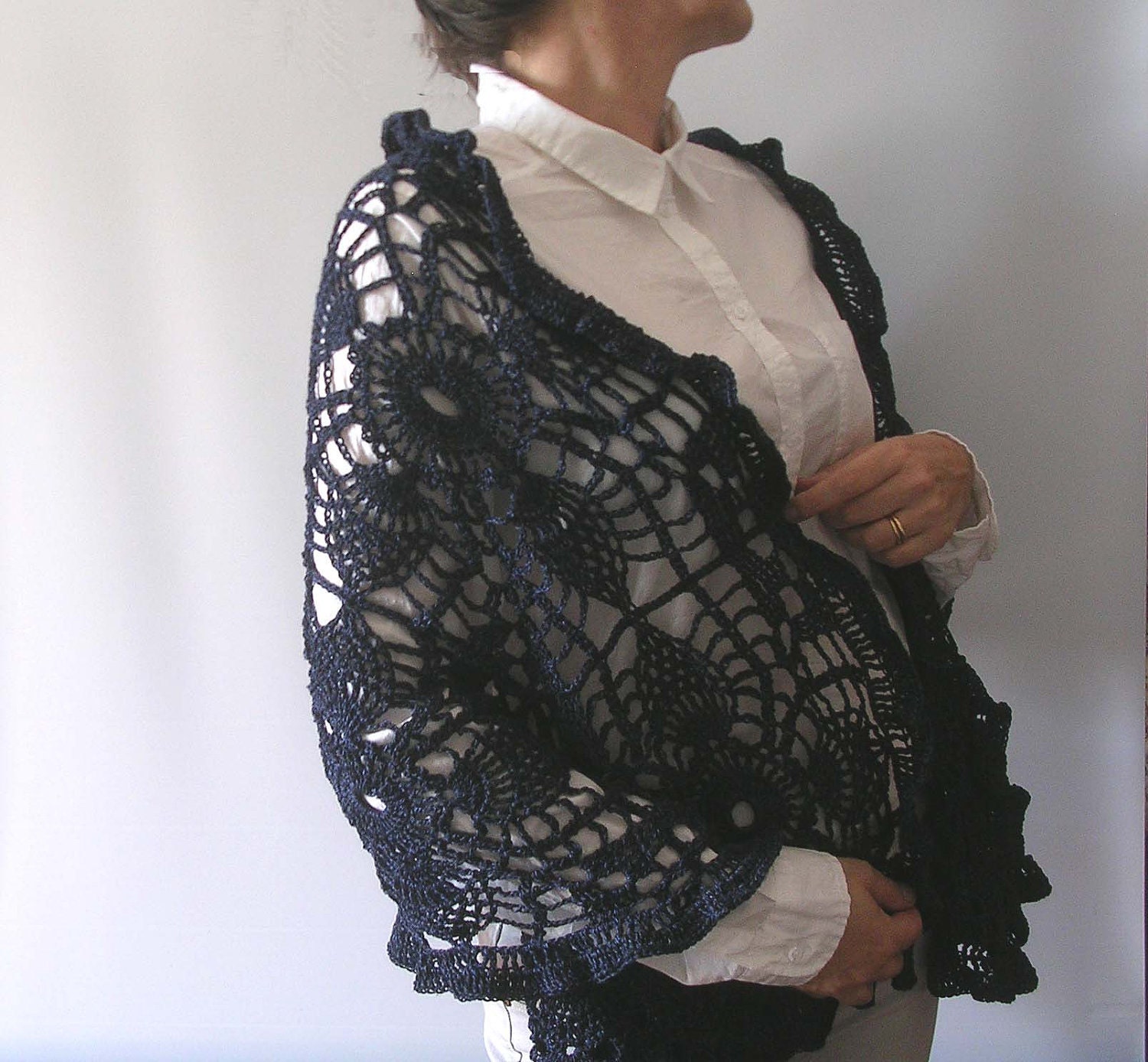 Blue Lace Stole