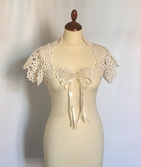 Off White Bridal Shrug
