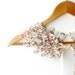RESERVED FOR WHITTXP Peter Pan Collar Little Roses Detachable