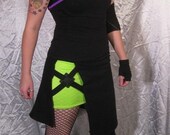 UV GReEn PuRpLe PiNK BLuE OrAnGe MiNi SkIRt Custom Made For You RoBoTIc KiTtY