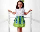 Girl Skirt PDF Pattern, INSTANT DOWNLOAD Sewing Pattern,  Easy Sewing Pattern, Patterns Skirt,Sew Sassy New Applique Design