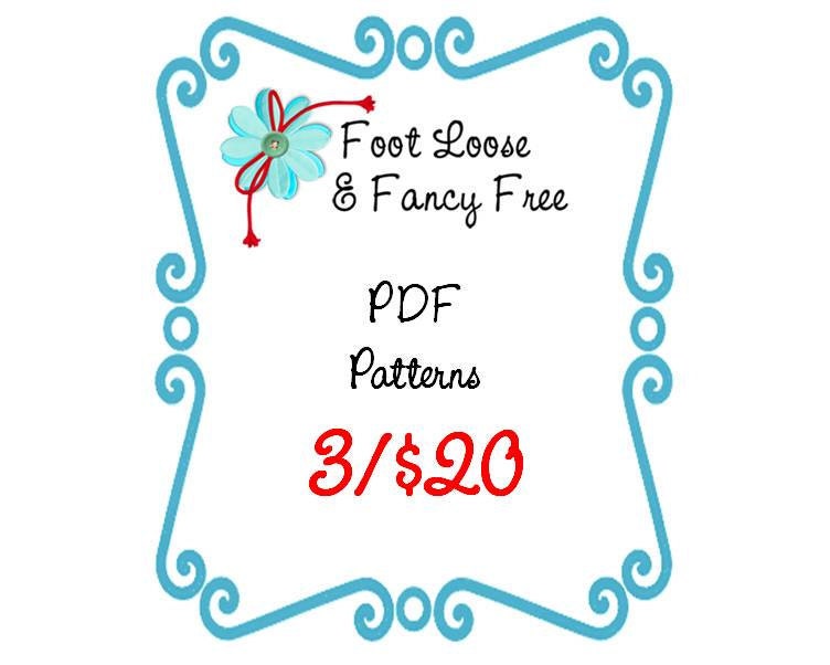 PDF Sewing Patterns 3  For 20 DOLLARS Downloadable Printable - Handmade Childrens Patterns