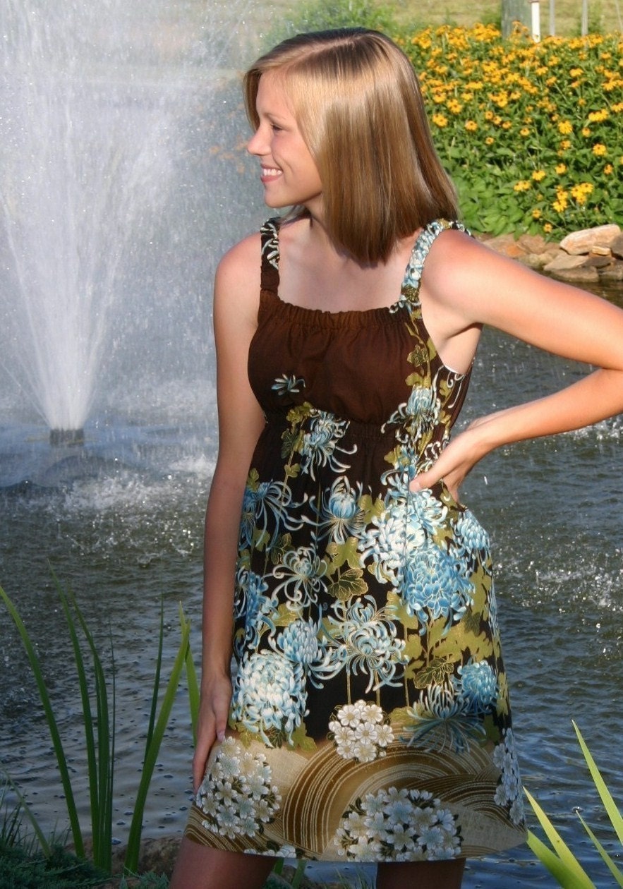 Plus Size Dress Pattern, Empire Waist Dress, Dress Empire,Jumper, Sundress or Top PDF Pattern Tutorial xxs-xxl  Easy Beginner Dress Clothin