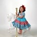 SEW Twirly Tiered Peasant Dress Pattern -  New Scoop Neck Design - Easy PDF Sewing Pattern Instant Download