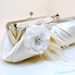 Betsy Bridal Clutch - Light Ivory