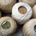 Vintage crochet thread set of 17 with great graphics...