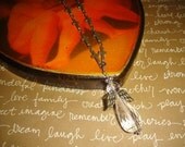 Cross and Angel Necklace