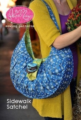 Sidewalk Satchel Pattern by Anna Maria Horner, FREE SHIPPING with any other purchase