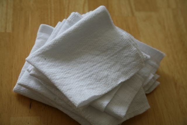 Everyday Napkins unpaper towels Eco alternative to paper 22 Reusable white regular size
