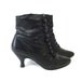 Vintage Black Leather Victorian Ankle Boots 7.5