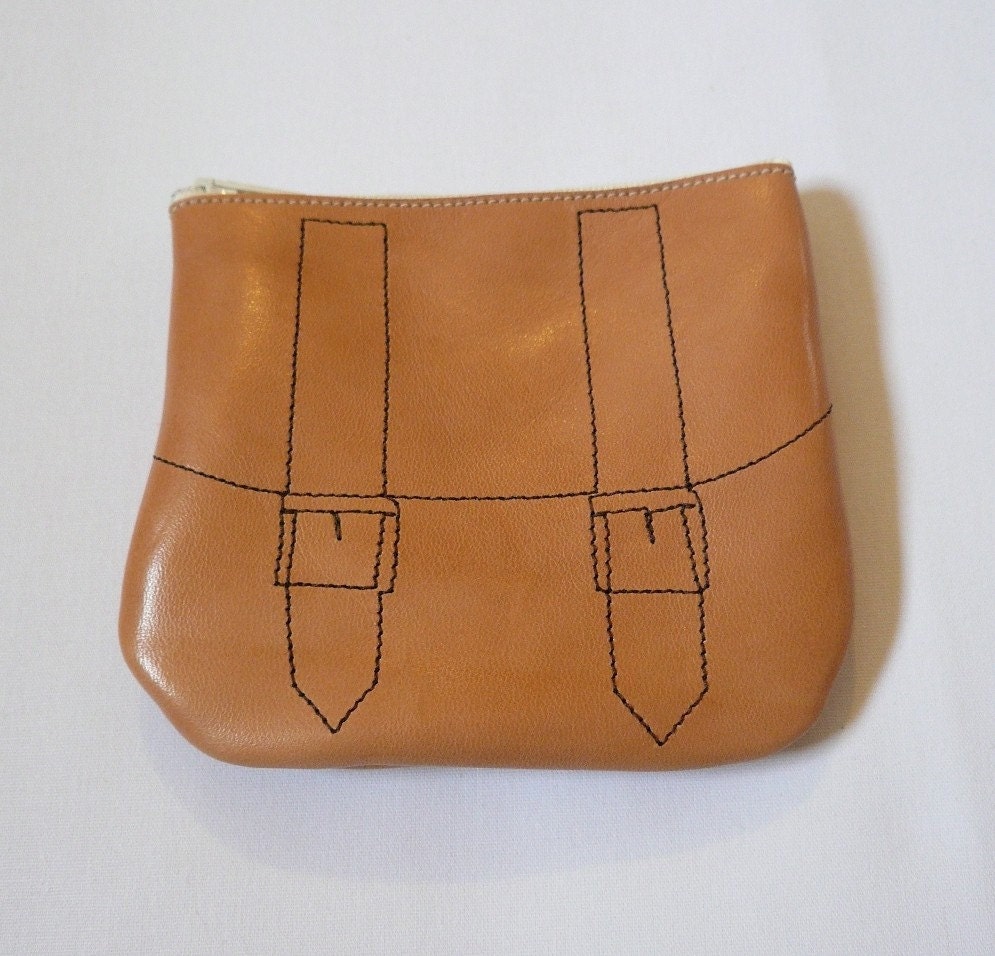 Natural Leather Coin Purse FREE UK SHIPPING