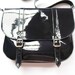 Navy Patent Leather Satchel FREE UK SHIPPING