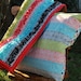 SpringTime Quilt and matching oversized pillow cover set made from Summertime fabrics RUFFLES & DOTS