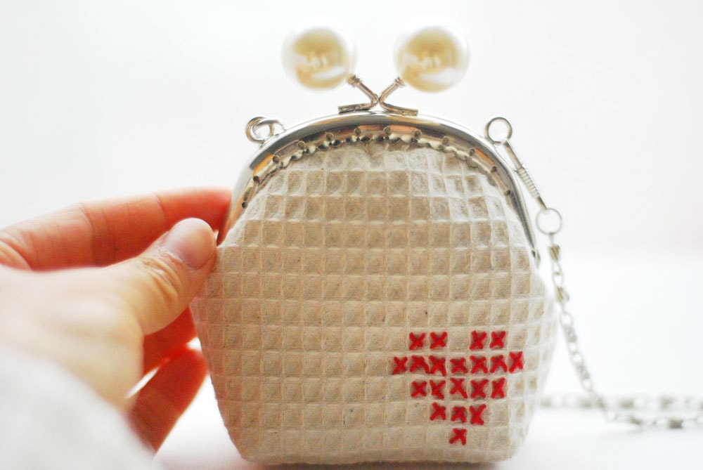 Sweet Heart Coin Purse (Metal Frame)