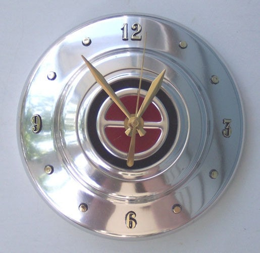 Hubcap Clock, Ford Ranger with numbering (h1217 hub cap)