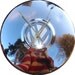 VW Hubcap made into a Clock, 1966 Volkswagen, with numbers available on request (a1212 hub cap, recycled, ecofriendly)