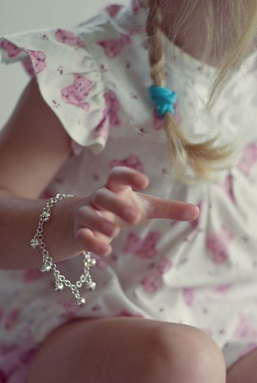 Sterling Silver Jingle Bells Bracelet - Baby