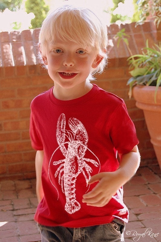 Father Son Combo Nautical Red White Lobster t-shirt teeshirt Toddler Child Mens Shirts Kid 2T 3T 4T XS L XL Adult S M L XL Save 5 Dollars