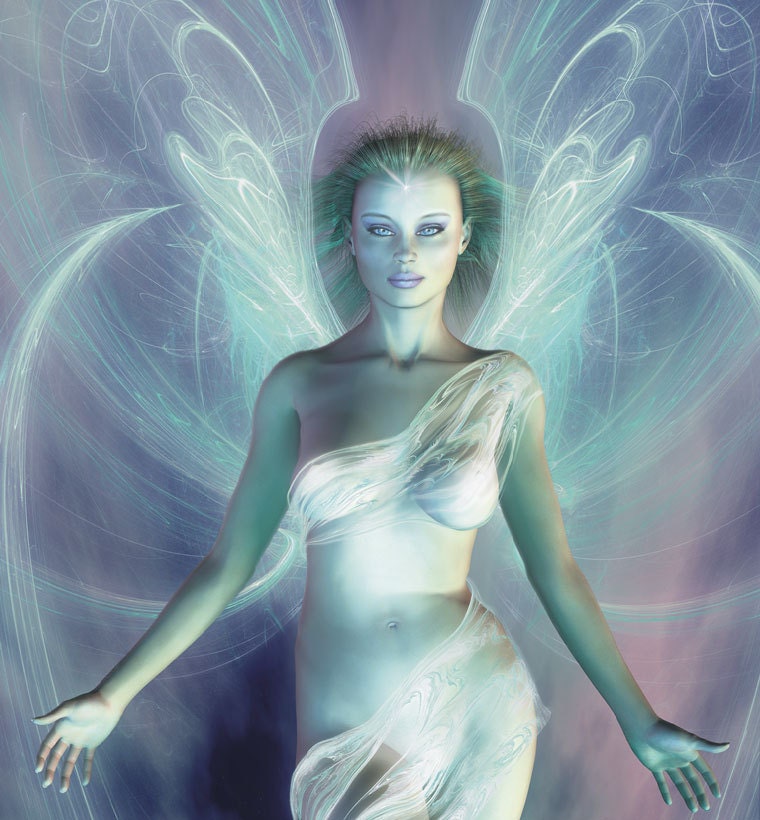 Aurora, Goddess of the Dawn - Blank 5" x 7" greetings card with envelope