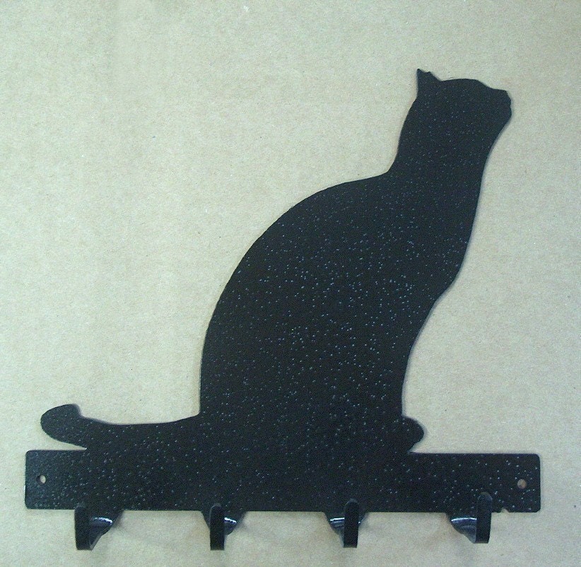 Cat Metal Art Key Rack - Free USA Shipping