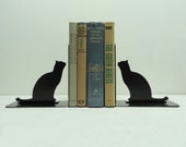 Cat Metal Art Bookends - Free USA Shipping - KnobCreekMetalArts
