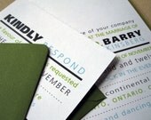 The 'Naomi' Pocket Wedding Invitation Set