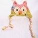Baby Girl, Owl Hat, Crochet Baby Hat, Owl, Baby Girl Owl Hat, Photo Prop, Photography Prop MADE TO ORDER