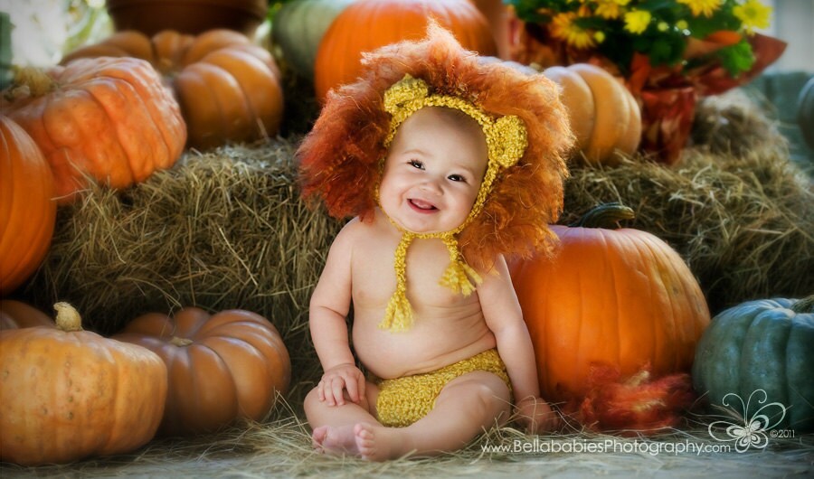 Baby Boy, Lion Hat, Crochet Baby Hats, Lion Set, Diaper Cover, Lion, Baby Boy Hats, MADE TO ORDER