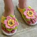 Crochet Flip Flops, Girls Crochet Flip Flops, Womens Crochet Flip Flops, Flip Flops, MADE TO ORDER