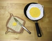 Eco Reusable Crocheted Egg Sandwich Kitchen Set (set of 3)