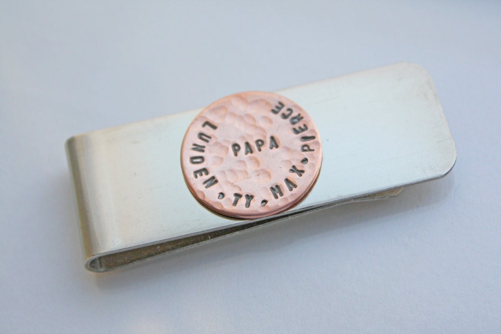 Custom Money Clip - Personalized for Dad, Grandfather or Groomsmen