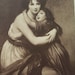Self Portrait of Madame Lebrun and Daughter - Antique Art Print - 1913