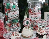CHRISTMAS PARTY Pack - Holiday - Green, Red and Damask - DIY Classic Christmas Collection - by Make Life Cute Il_170x135