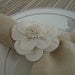 IN BLOOM - Set of 6 elegant, paper flower, napkin rings. houseofpeltier