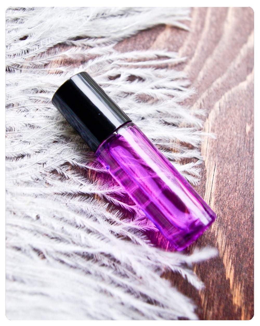 the devil and miss jones- natural perfume oil - 1/6 oz essence of lychee, bergamot and blue tansy - limited edition