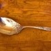 Silver plate Stratford Lily large serving spoon (free shipping)