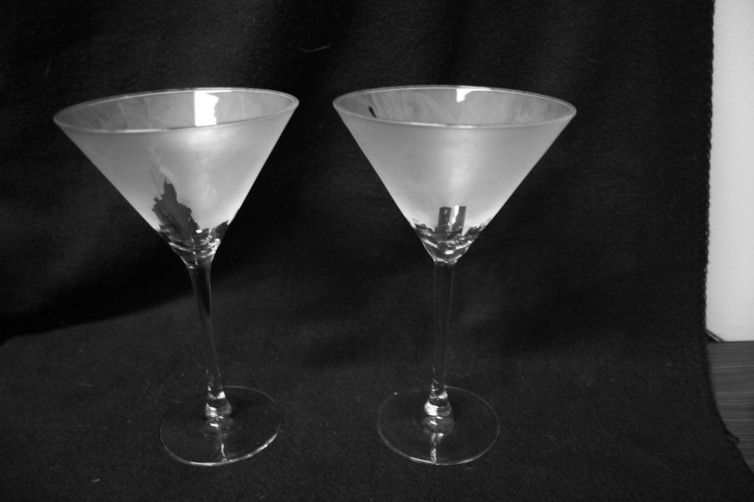 Items similar to Manhattan Martini Glasses on Etsy