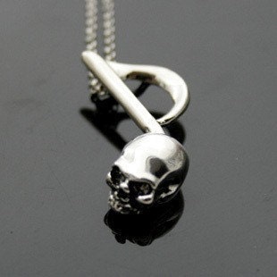 VDR001 - Skull Music Note Skeleton Pendant Necklace