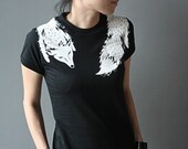 Fake Won't Kill - Fox Fur Tee - BLACK Edition - SIZE: Girl Slim Fit 38